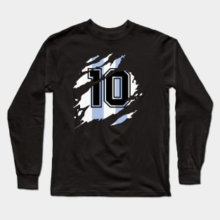 Maradona/Messi soul Long Sleeve T-Shirt